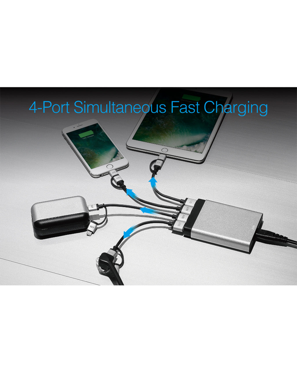 Just Mobile AluCharge Multi-Port USB Charger