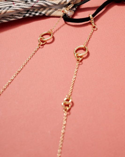 28" Regular O Rings Face Cover / Glasses Chain