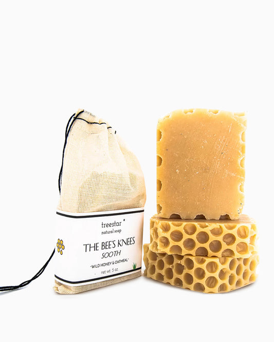 Treestar The Bee's Knees Honey + Oatmeal Soap